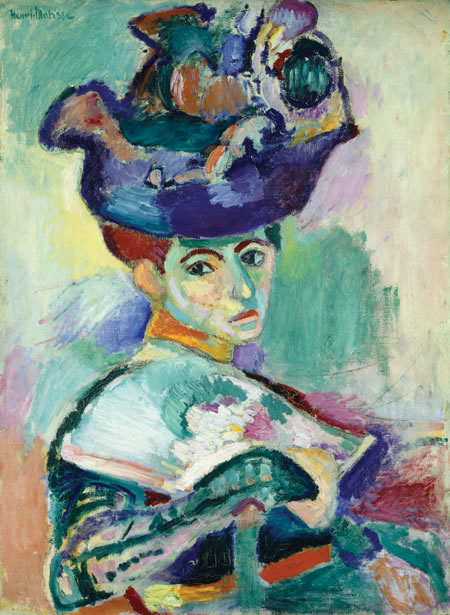  Henri Matisse’s portrait of his wife, Amélie Parayre, La Femme au chapeau, 1905 